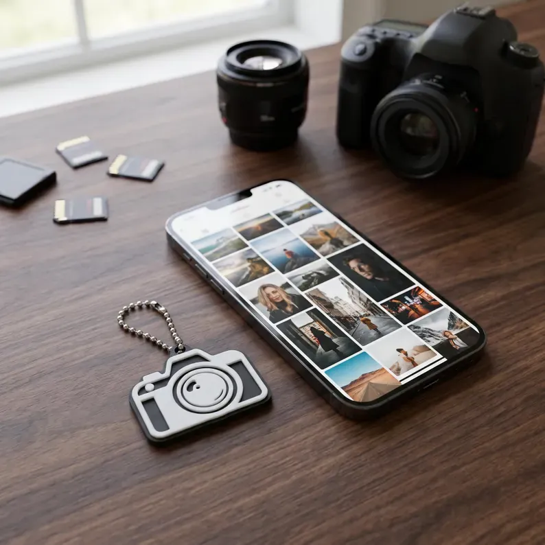 Camera NFC Keychain