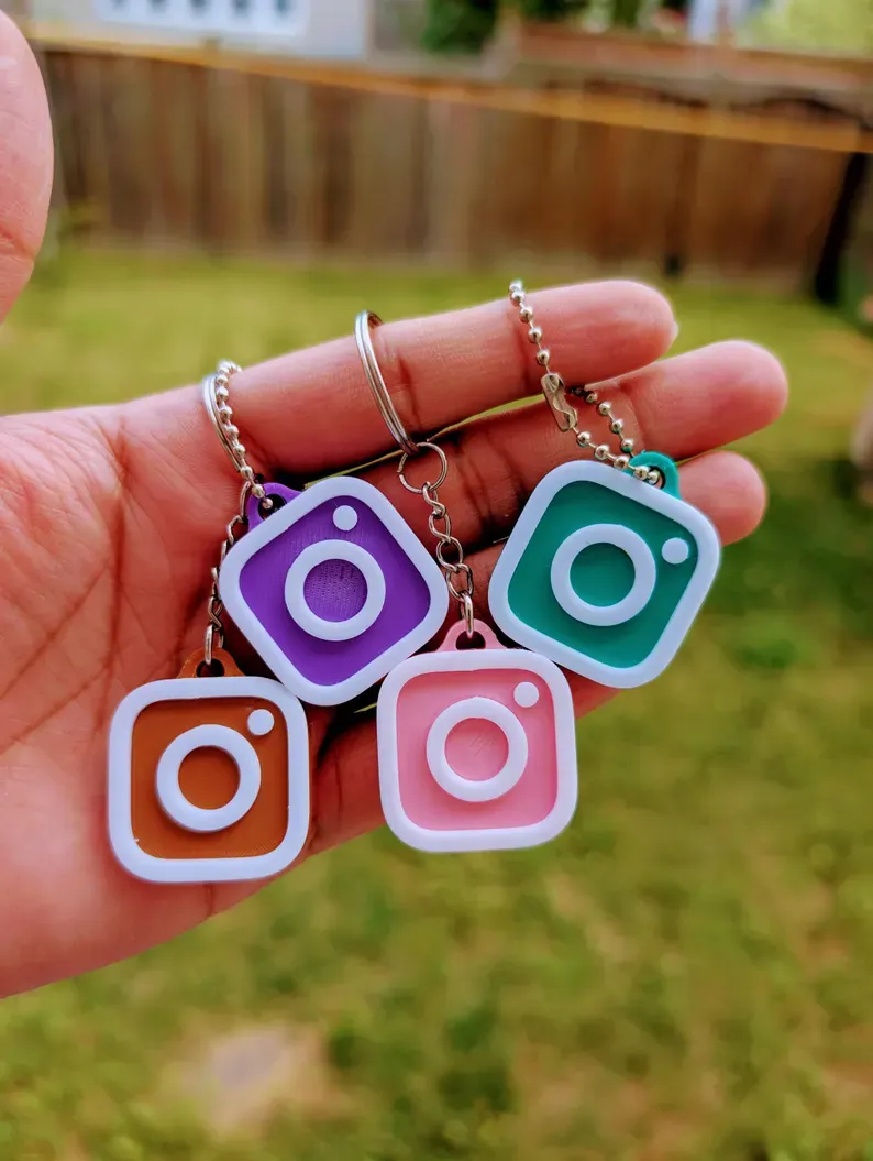 Social Media NFC Keychain